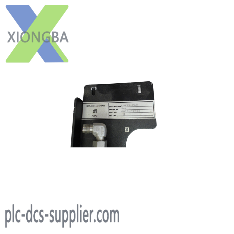 0010-09233_applied_materials_amat_lower_facility.png Applied Materials 0010-09233 LOWER FACILITY: Precision Engineered for Advanced Manufacturing Solutions