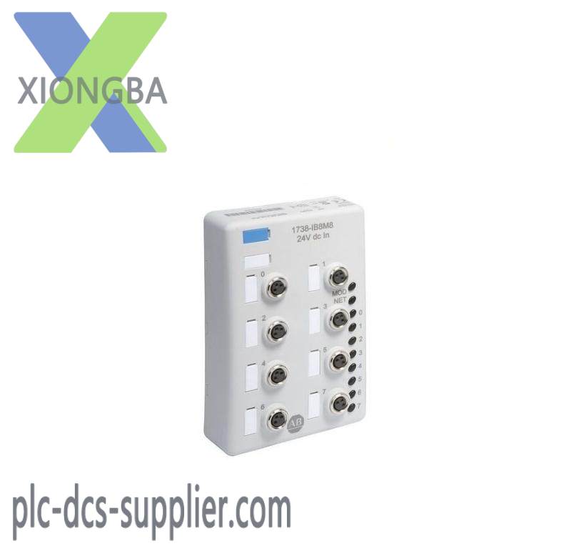 1738-ib8m8_i_o_module.jpg AB 1738-IB8M8 Industrial I/O Module, High Precision Control Solutions
