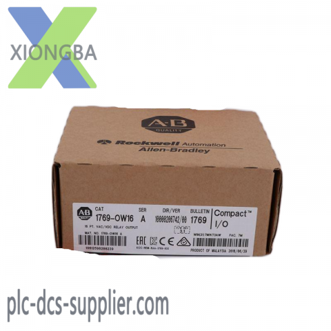 Allen Bradley 1769-OW16 CompactLogix Relay Module, Industrial Control Solutions