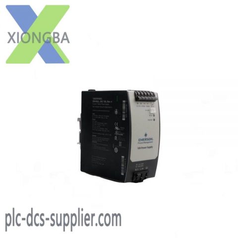 EMERSON 1X00781H01L Power Supply, Designed for Industrial Control