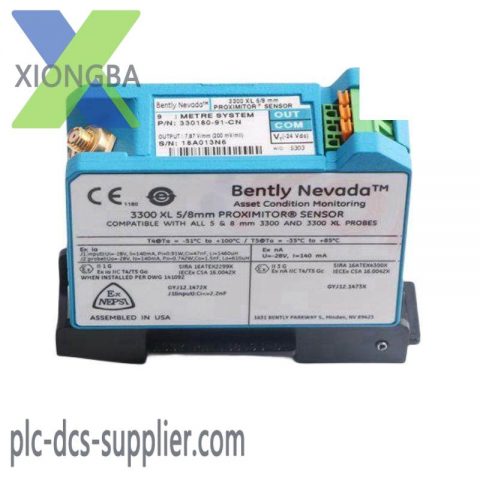 Bently Nevada 330780-91-05 Proximitor Sensor, Precision Measurement for Industrial Control Systems