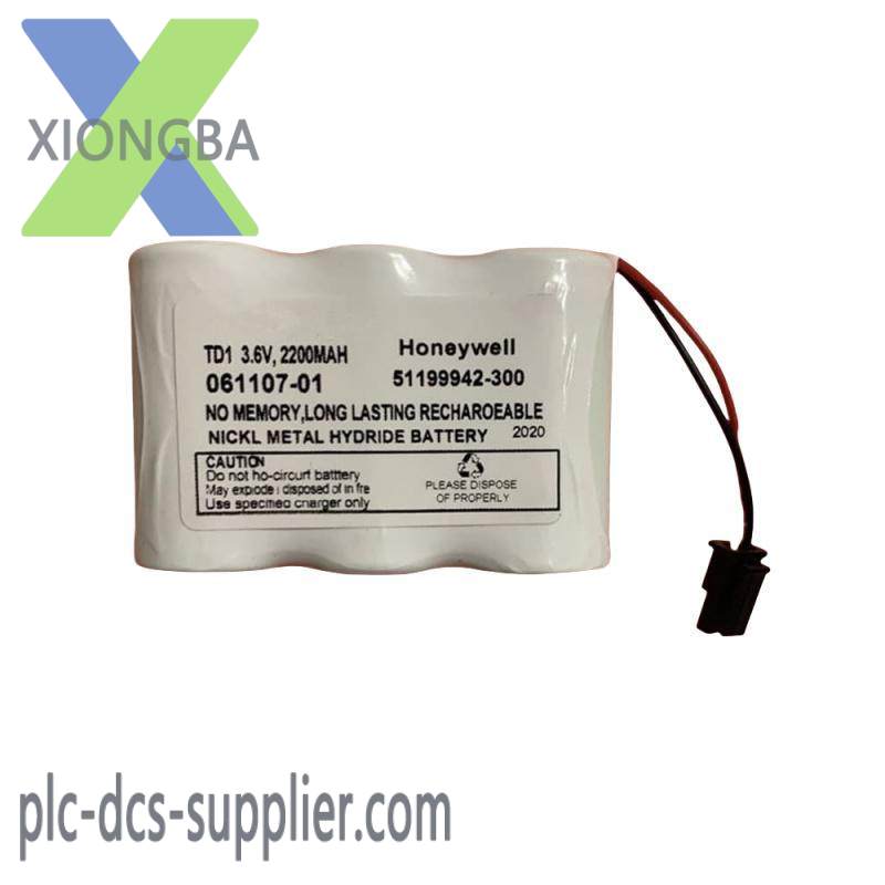 51199942-300_honeywell_c300_system_backup_battery.jpg Honeywell 51199942-300 C300 System Backup Battery Assembly