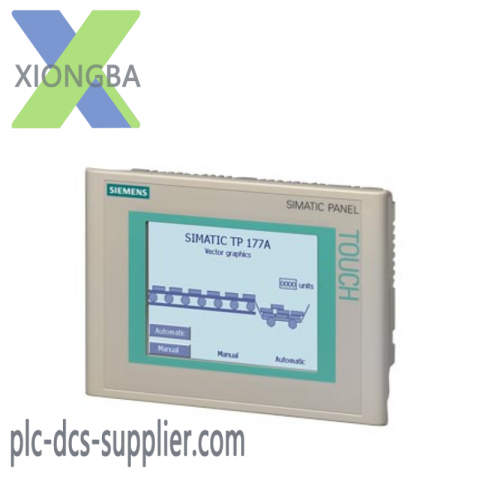 SIEMENS 6AV6642-0AA11-0AX1 Touch Panel TP177A, Industrial Control Solutions