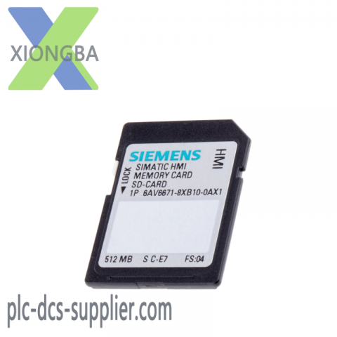 SIEMENS 6AV6671-8XB10-0AX1: High-Performance SIMATIC SD Memory Card