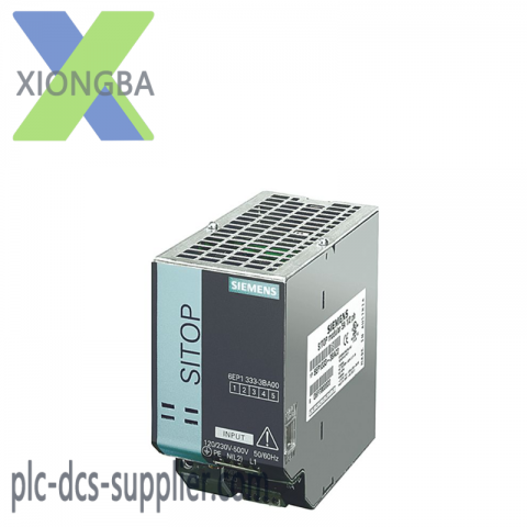 SIEMENS 6EP1 333-3BA00 Power Supply Input: Industrial Control Solutions