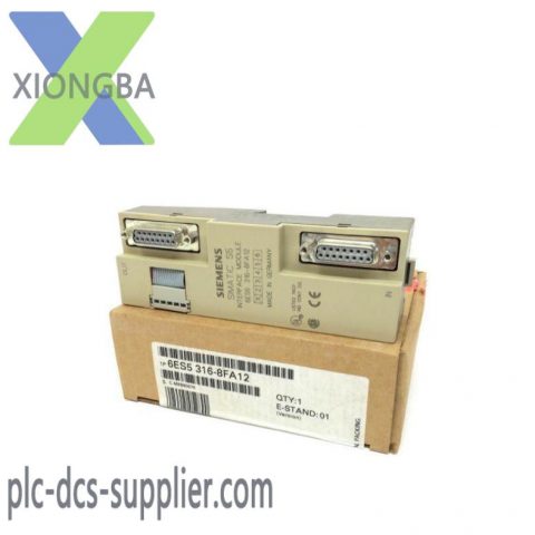SIEMENS 6ES5316-8FA12 - Advanced IM316F Interface Module for Efficient Control Systems