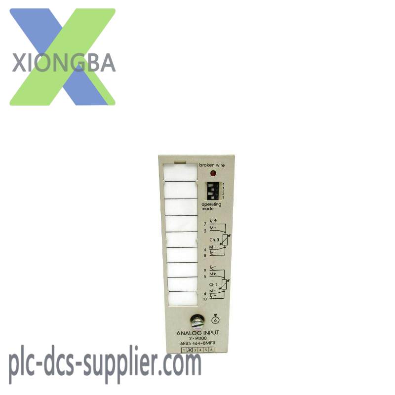 6es5464-8mf11_siemens_analog_input_module.jpg SIEMENS 6ES5464-8MF11: High-Performance Analog Input Module for Industrial Control