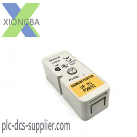 SIEMENS 6ES5498-1AA31 Analog Input SubModule for Industrial Control Systems