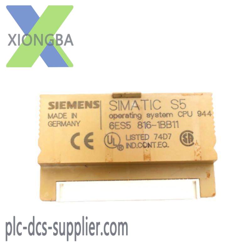 6es5816-1bb11_siemens_operating_system_module.jpg SIEMENS 6ES5816-1BB11: Industrial Control System Operating Module