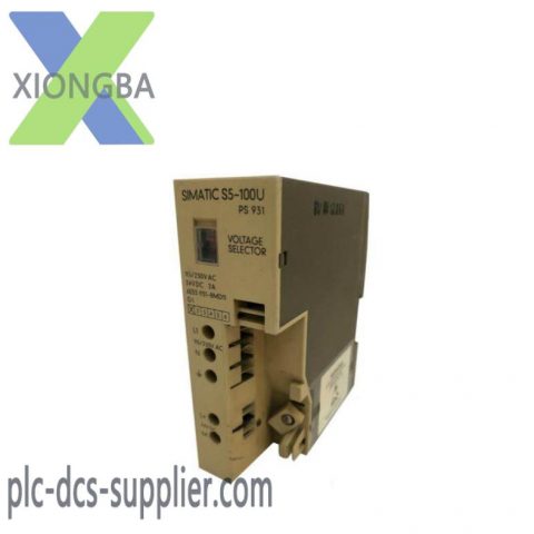 SIEMENS 6ES5931-8MD11 Modular Power Supply