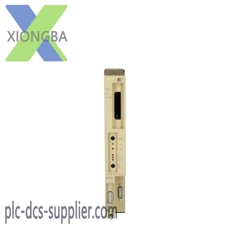6es5943-7ub21_siemens_cpu943b_processor_module.jpg SIEMENS 6ES5943-7UB21 CPU943B Processor Module for Industrial Control Systems