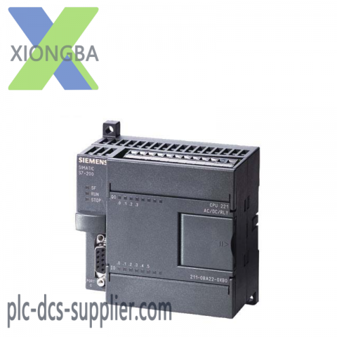 SIEMENS SIMATIC S7-200 CPU 221, 2kWords; DC/DC/DC, Compact Control Module