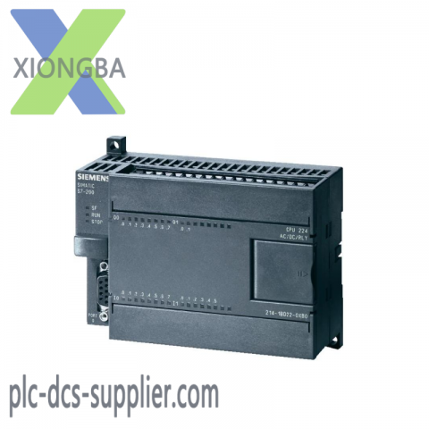 SIEMENS Simatic S7-200 CPU 224 Compact Unit 6ES7214-1AD21-0XB0, Industrial Automation Control Module