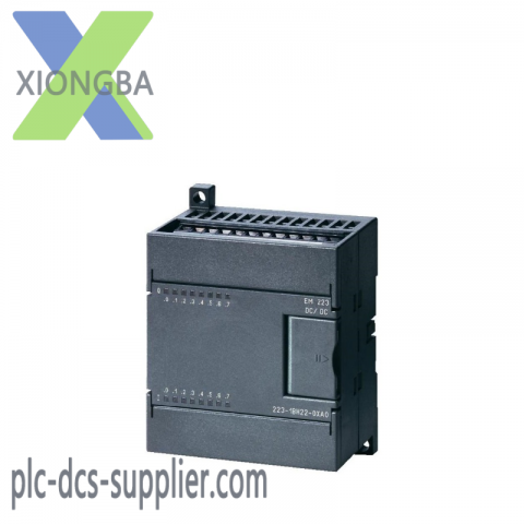 SIEMENS 6ES7223-1BH22-0XA0 Digital Input Output Module, 8DI/8DO, 24V DC, 0.75A