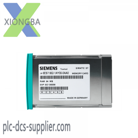 SIEMENS 6ES7952-1AL00-0AA0 RAM MEMORY CARD: Industrial Grade, High Performance S7 Module