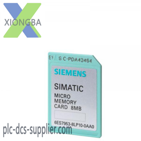 SIEMENS 6ES7953-8LL20-0AA0: S7 Micro Memory Card for Industrial Control