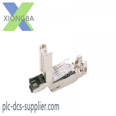 SIEMENS 6GK1901-1BB10-2AE0: Industrial Ethernet Fast Connect RJ45 Plug, 180°, 2x2, 50 Pieces