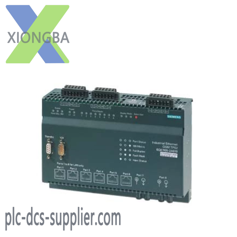 6gk1_105-2ab00_siemens_osm_tp62.png SIEMENS 6GK1 105-2AB00 OSM TP62: Precision Optical Switch Module for Industrial Automation