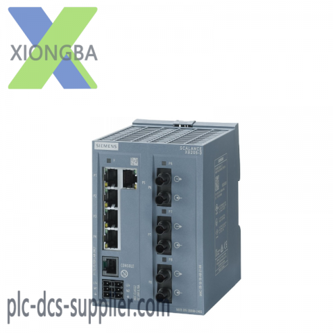 SIEMENS SCALANCE XB004-1G Unmanaged Industrial Ethernet Switch, 6GK5004-1GL00-1AB2