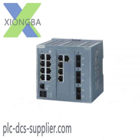 SIEMENS 6GK5213-3BD00-2AB2 Network Switch, High-Speed 810/100 Mbit Ports for Industrial Automation