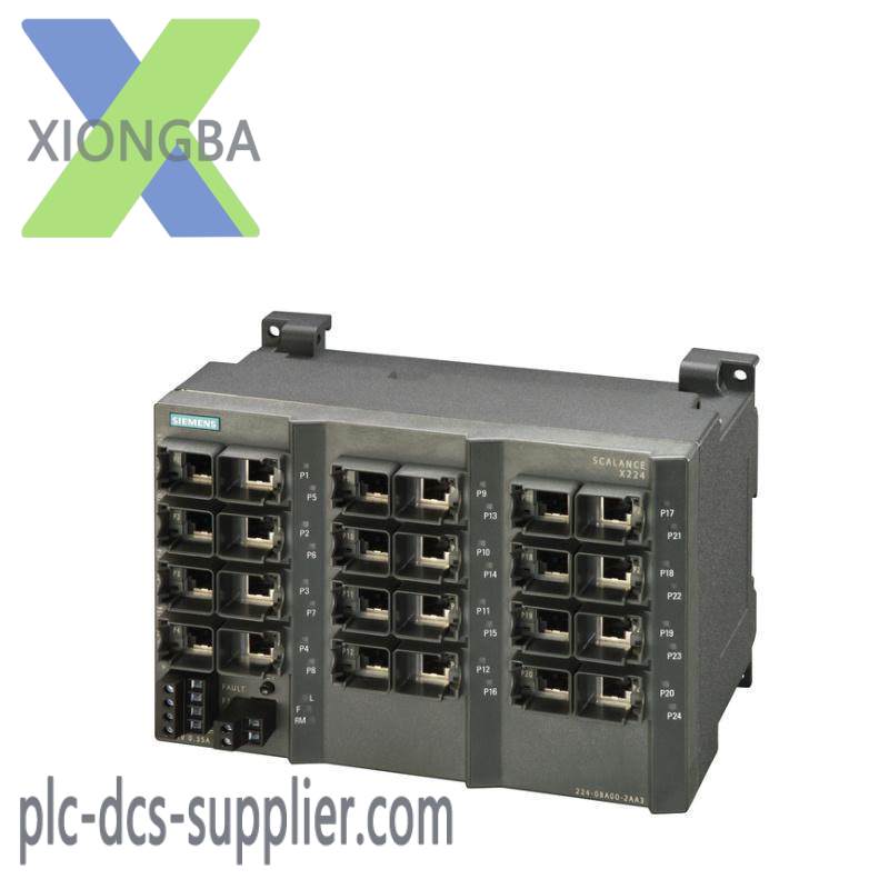 6gk5224-0ba00-2aa3_siemens_redundant_power_supply.jpg SIEMENS SCALANCE X224 Managed IE Switch