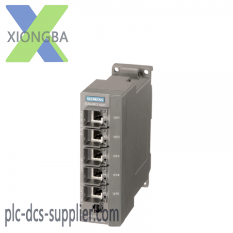 SIEMENS SCALANCE X005, 6GK5005-0BA00-1AA3 - Entry-Level Industrial Ethernet Switch
