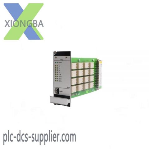 EMERSON A6740/10: 16-Channel Output Relay Module for Industrial Control Systems