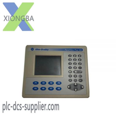 Allen-Bradley Panelview Plus 400 Model 2711P-B4C20A - Industrial Control Display