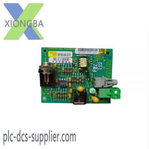 ABB 80190-640-02-R Temperature Feedback Board for Industrial Control Systems