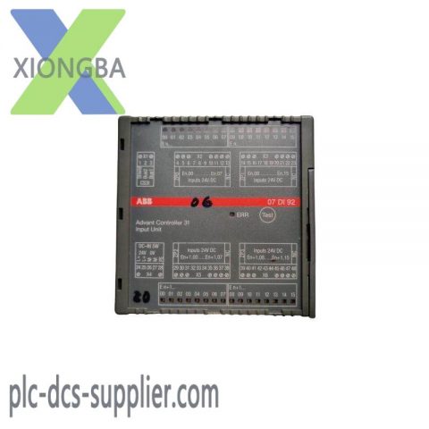ABB 07DI92 Controller: Advanced Digital I/O for Industrial Automation