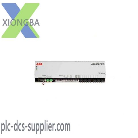 ABB 3BHE023784R2530 PP D113 B01-25-111000 Control Module