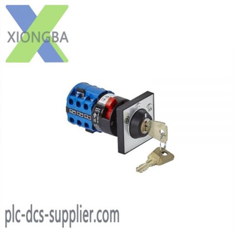 ABB 3HAC052287-002: 3 Position Mode Selector, Industrial Control Module