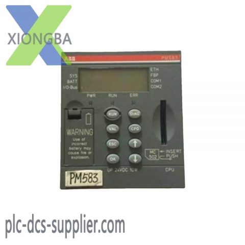 ABB AC500 CPU PM583-ETH: High Performance Modular Controller