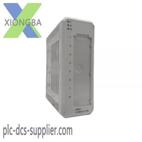 ABB AI810 3BSE008516R1: 1x8 Channel Analog Input Module for Precise Industrial Control