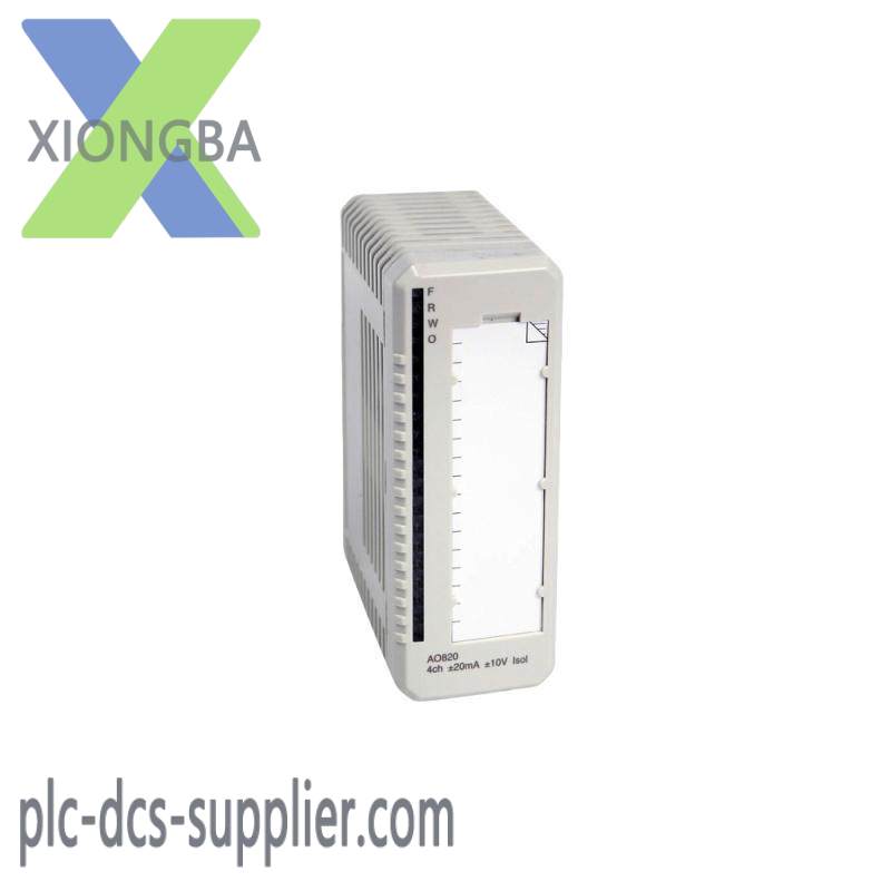 abb_ao820_3bse008546r1_analog_output_modules.jpg ABB AO820 3BSE008546R1 - High-Performance Analog Output Modules for Industrial Control