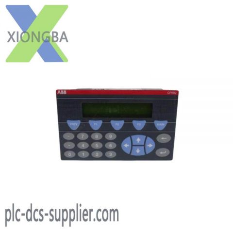 ABB CP502 Text Display Panel: Advanced Control System Interface, 1SBP260190R1001-A