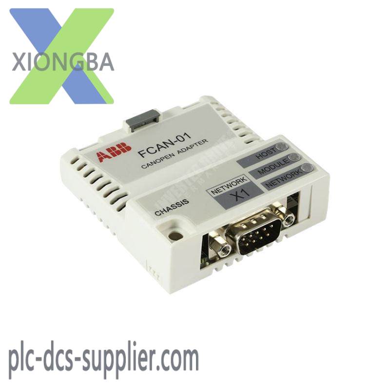 abb_fcan-01_adapter.jpg ABB FCAN-01 Adapter: Industrial Communication Interface Module