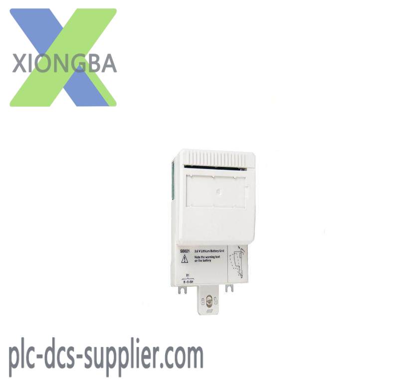 abb_sb821_3_6_v_lithium_battery_unit.jpg ABB SB821 3.6V Lithium Battery Unit, High-Performance Industrial Power Source