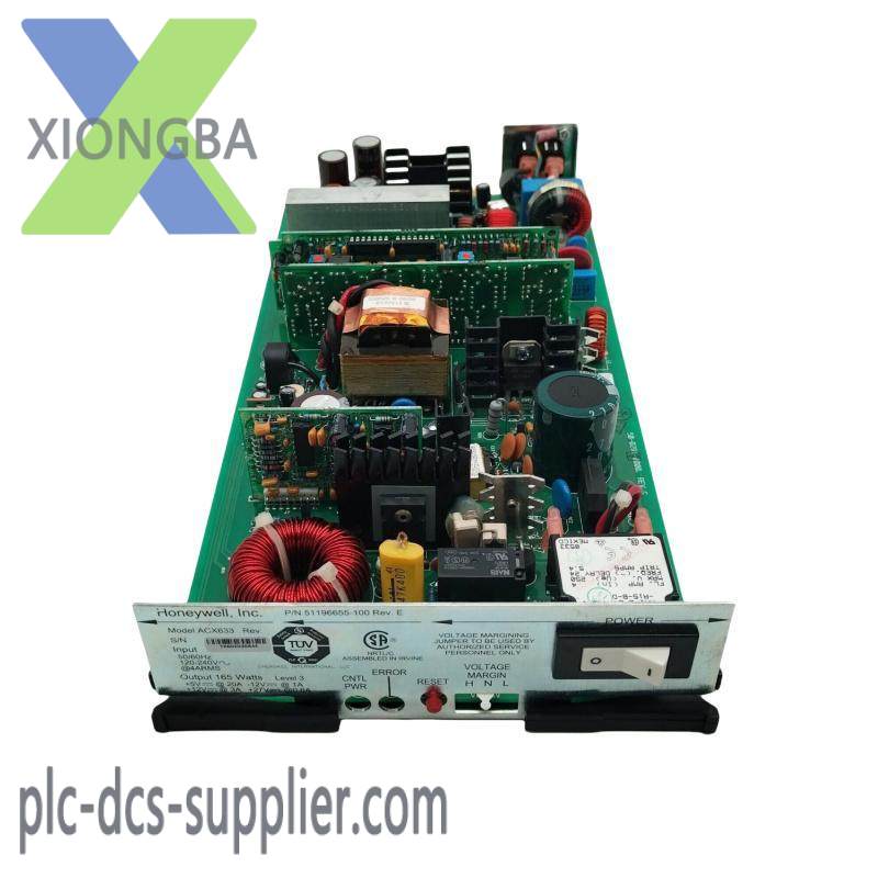 acx633_51196655-100_honeywell_power_supply_module.jpg Honeywell ACX633 51196655-100 POWER SUPPLY MODULE: Industrial Grade Power Supply Solution