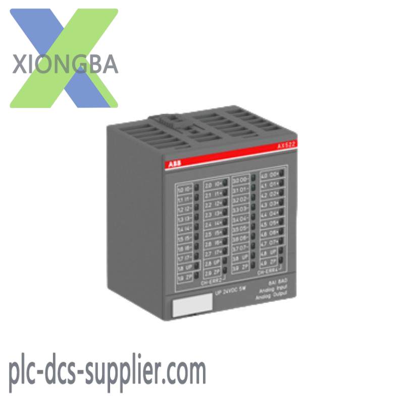 ax522_8ai_8ao_abb_power_supply_module.jpg ABB AX522 8AI/8AO Power Supply Module: High-Performance, Versatile PLC Component