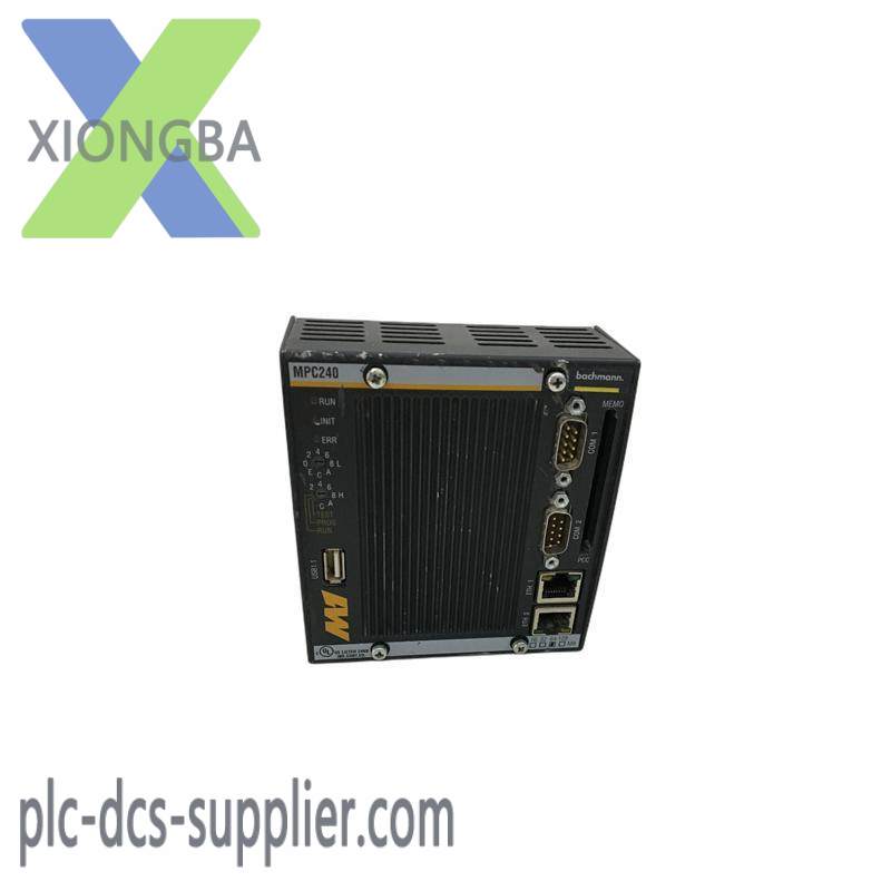 bachmann_dio264_i_o_module.jpg Bachmann DIO264: Industrial PLC Digital I/O Module, High Capacity & Reliability