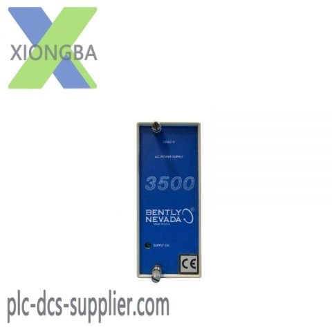 Bently Nevada 3500/15-05-00 Power Supply; Manufacturer:bently-nevada