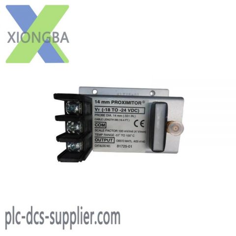 Bently Nevada 81725-02 PROXIMITOR SENSOR, High-precision industrial monitoring solution