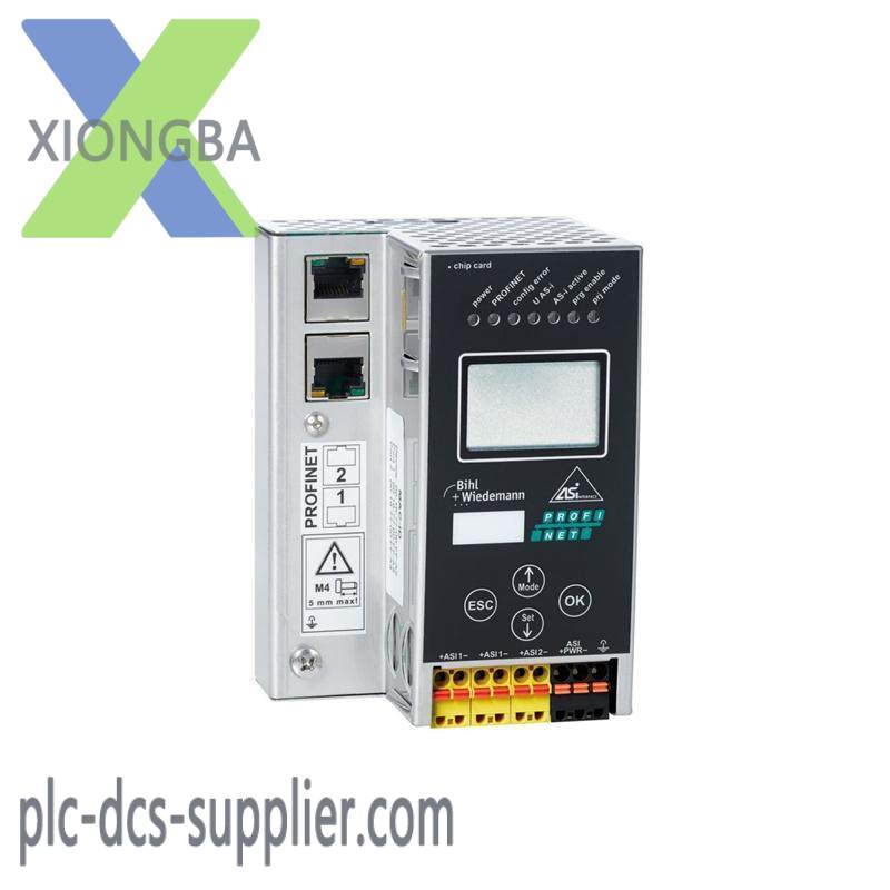 bihl_wiedemann_bwu3363_as-i_gateway_module.jpg Bihl+Wiedemann BWU3363 AS-i Gateway Module - Industrial Automation Solution