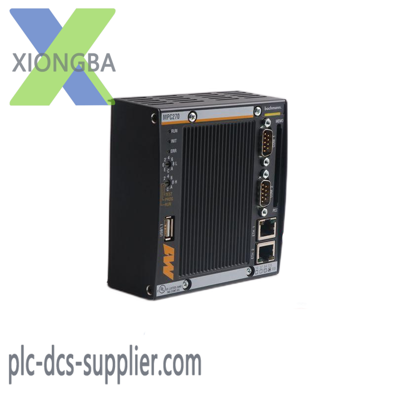 bs206_bachmann_6-slot_backplane.png BACHMANN PLC BS206, 6-SLOT BACKPLANE, Industrial Control System Component