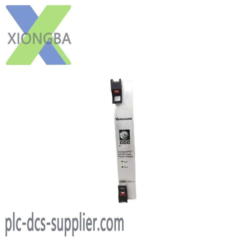 Compressor Controls Corp. PSMU-350-3 CPCI AC-6U-500 AC/DC Input Power Supply