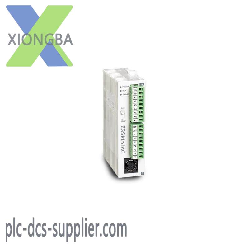 dvp14ss211r_delta_programmable_logic_controller.jpeg Delta DVP14SS211R Programmable Logic Controller, Delta PLC Modules