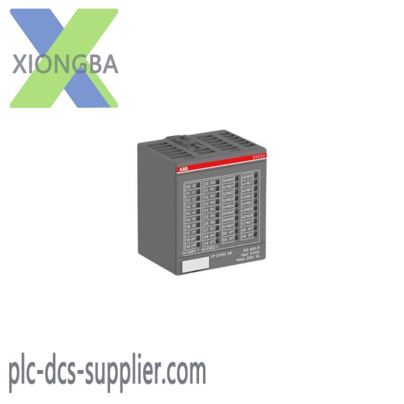 dx522_1sap245200r0001_abb_digital_input_output_module.jpeg ABB DX522 | 1SAP245200R0001 | Digital Input/Output Module | ABB PLC Accessories