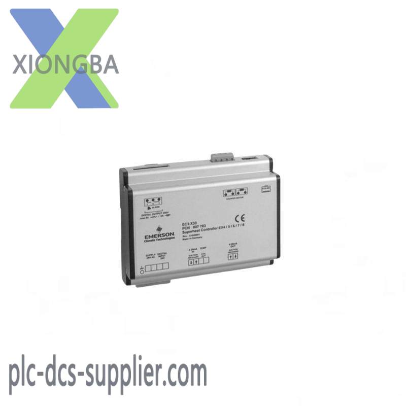 ec3-x33_emerson_universal_superheat_controller.jpeg EMERSON EC3-X33 Universal Superheat Controller, Advanced Temperature Regulation for Industrial Applications