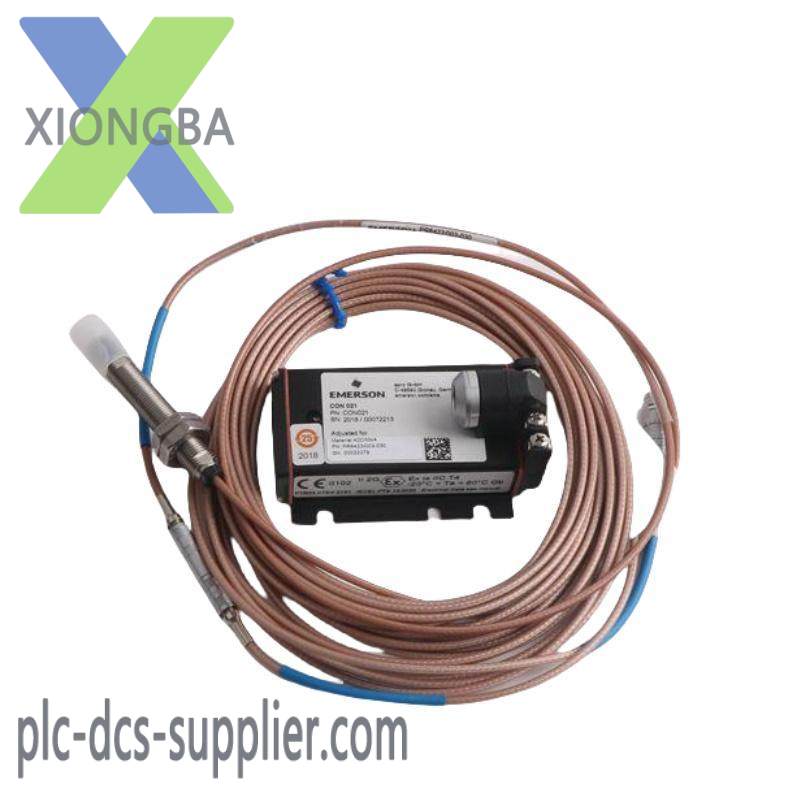 emerson_pr6423_002-131_con021_eddy_current_displacement_sensor.jpg Emerson PR6423/002-131 Eddy Current Displacement Sensor, Advanced Industrial Control Module